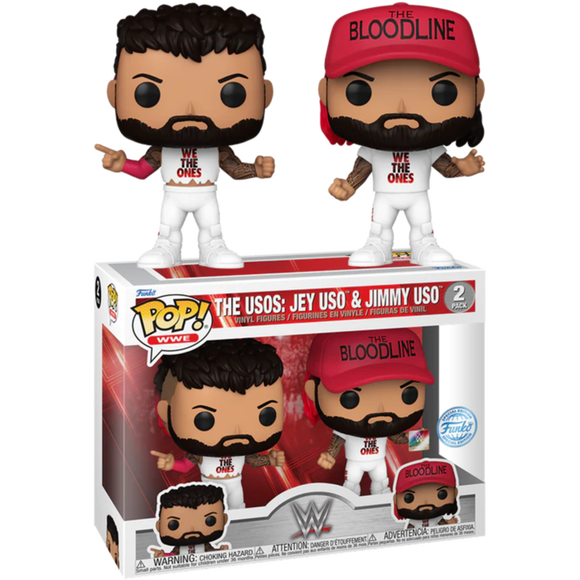 Prolectables - WWE - Uso Brothers (Wrestle Mania 39) Pop! Vinyl 2 Pack