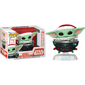 Prolectables - Star Wars: The Mandolorian - Grogu Pram Holiday Pop! Vinyl