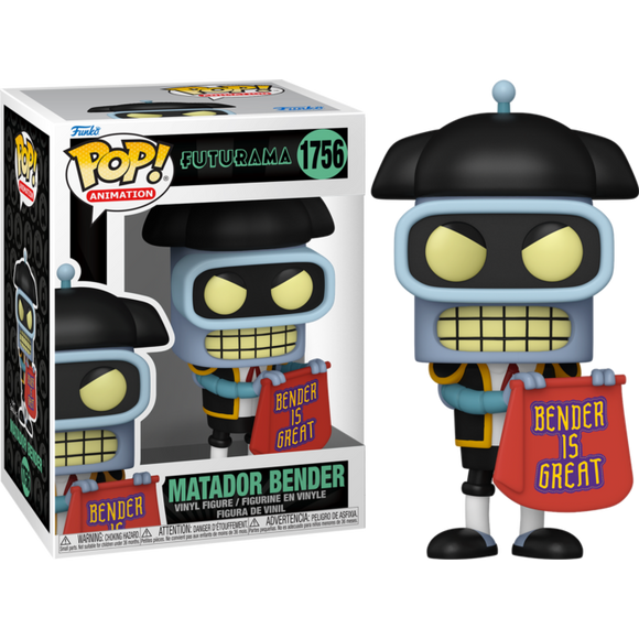 Prolectables - Futurama - Matador Bender Pop! Vinyl