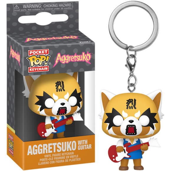 Prolectables - Aggretsuko - Aggretsuko with Guitar Pop! Keychain