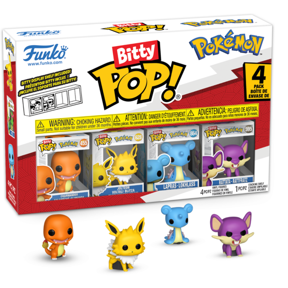 Prolectables - Pokemon - Charmander Bitty Pop! 4-Pack