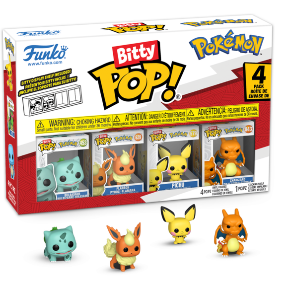 Prolectables - Pokemon - Bulbasaur Bitty Pop! 4-Pack