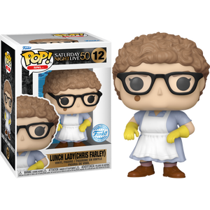 Prolectables - Saturday Night Live: 50th Anniversary - Lunch Lady (Chris Farley) US Exclusive Pop! Vinyl