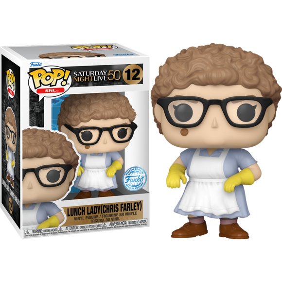 Prolectables - Saturday Night Live: 50th Anniversary - Lunch Lady (Chris Farley) US Exclusive Pop! Vinyl
