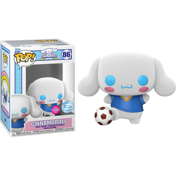 Prolectables - Sanrio - Cinnamoroll (with Soccer Ball) Flocked Pop! Vinyl