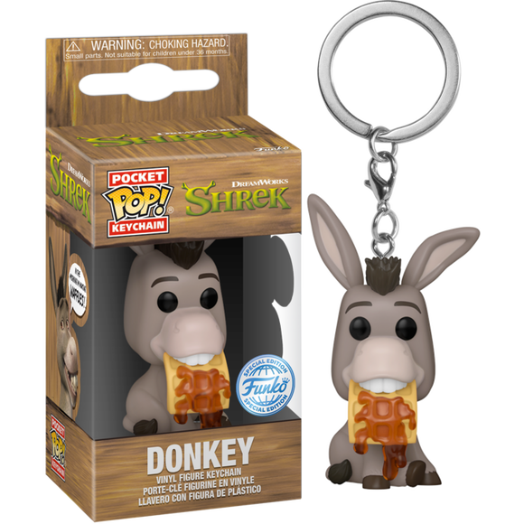 Prolectables - Shrek - Donkey DreamWorks 30th Anniversary Pop! Keychain
