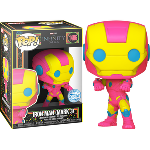 Prolectables - Marvel Comics - Iron Man MkIII (Infinity Saga) Black Light Pop! Vinyl