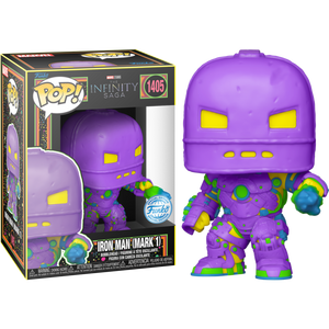 Prolectables - Marvel Comics - Iron Man MkI (Infinity Saga) Black Light Pop! Vinyl
