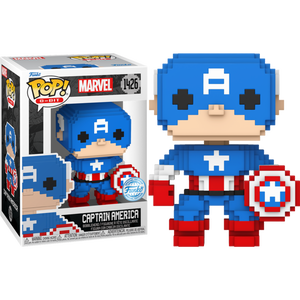 Prolectables - Marvel: 8-Bit - Captain America 8-Bit Pop! RS