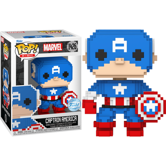 Prolectables - Marvel: 8-Bit - Captain America 8-Bit Pop! RS
