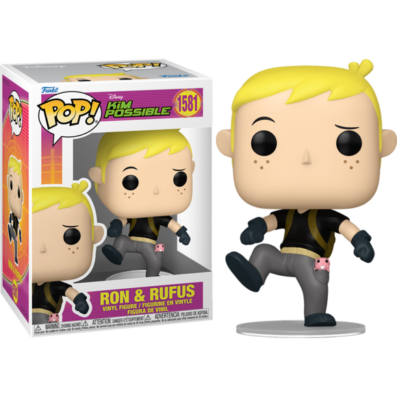 Prolectables - Kim Possible - Ron with Rufus Pop! Vinyl