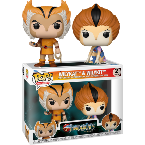 Prolectables - Thundercats - Wilykat & Wilykit Pop! Vinyl 2-Pack