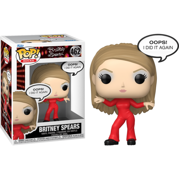 Prolectables - Pop! Sayings - 'Oops, I Did it Again' Britney Spears Pop Vinyl