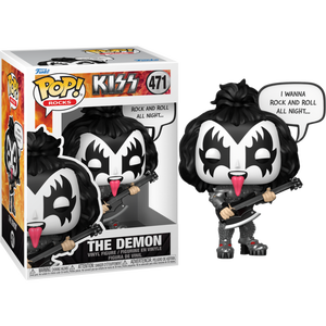 Prolectables - KISS - The Demon (Rock & Roll All Night) Pop! Vinyl Sayings