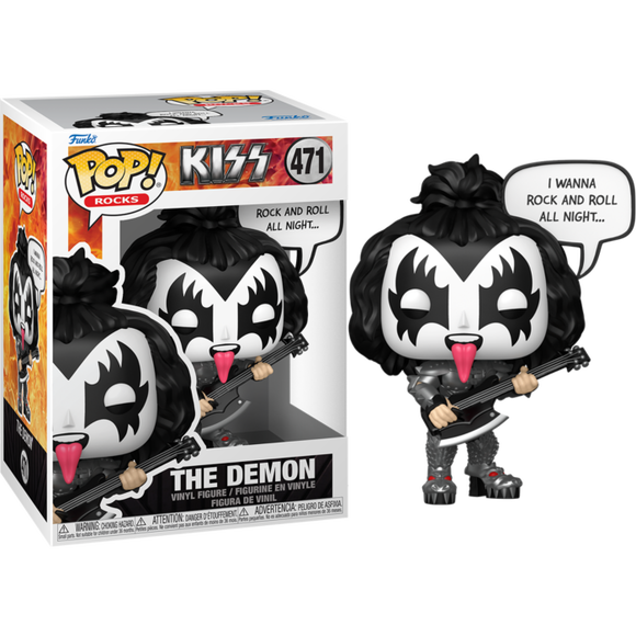Prolectables - KISS - The Demon (Rock & Roll All Night) Pop! Vinyl Sayings