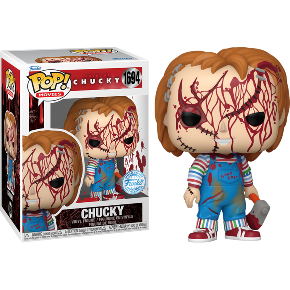Prolectables - Bride of Chucky - Chucky (Battle Damaged) Pop! RS