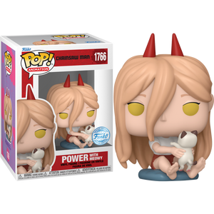 Prolectables - Chainsaw Man - Power with Meowy US Exclusive Pop! Vinyl