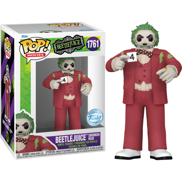 Prolectables - Beetlejuice - Beetlejuice (Shrunken Head) Pop! Vinyl