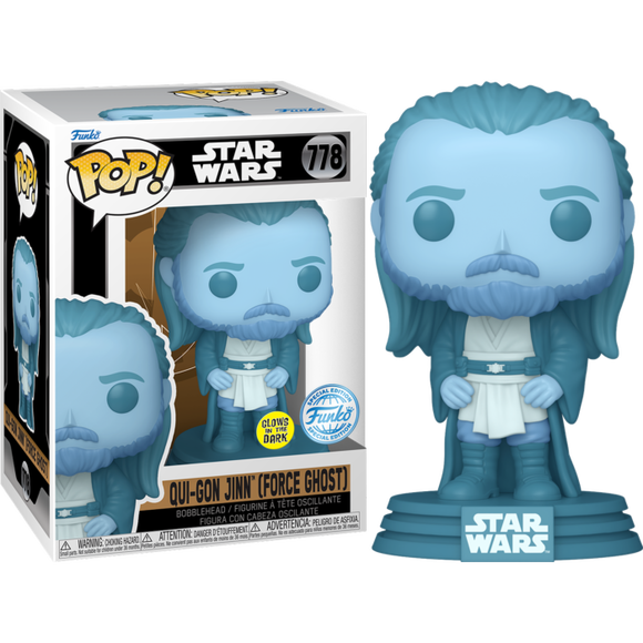 Prolectables - Star Wars - Qui-Gon Jinn (Force Ghost) Glow Pop! Vinyl