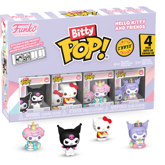 Prolectables - Sanrio - Kuromi Bitty Pop! 4-Pack