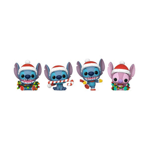 Prolectables - Lilo & Stitch - Holiday Tree Box Pocket Pop! 4-Pack