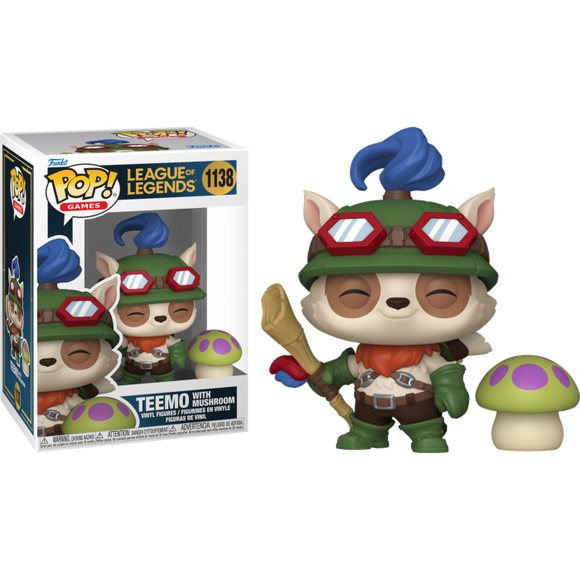 Prolectables - League of Legends - Teemo with Mushroom Pop! Vinyl