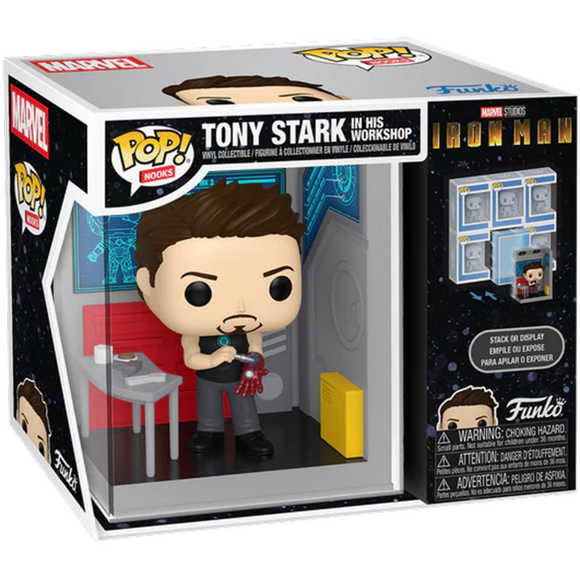 Prolectables - Iron Man (2008) - Tony Stark in Garage Pop! Nook