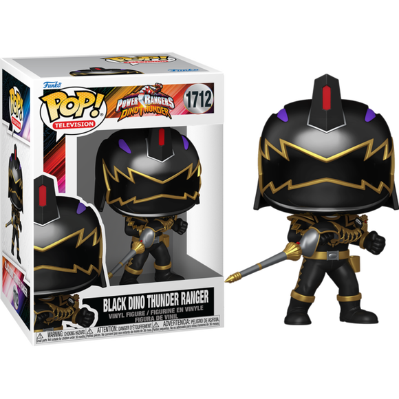 Prolectables - Power Rangers: Dino Fury - Black Dino Ranger Pop! Vinyl