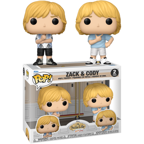 Prolectables - The Suite Life of Zack & Cody - Zack & Cody Pop! Vinyl 2-Pack
