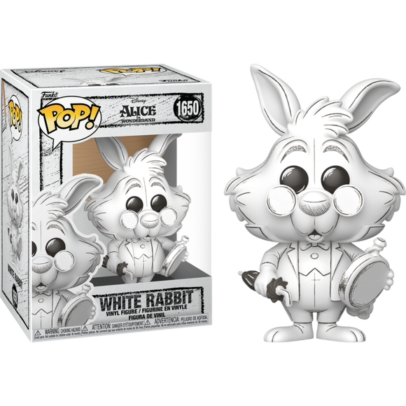 Prolectables - Disney: Sketched - White Rabbit Pop! Vinyl