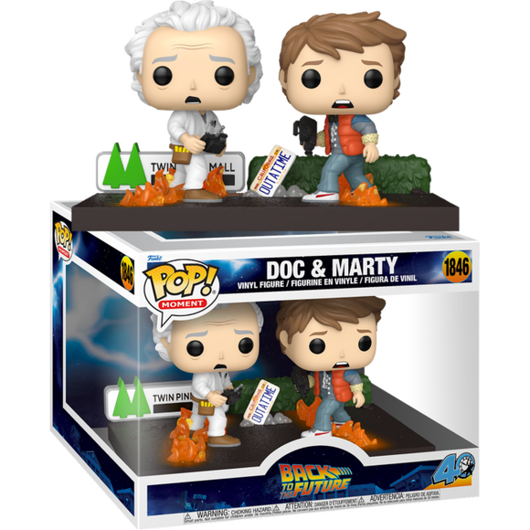 Prolectables - Back to the Future - Doc & Marty Pop! Vinyl Moment