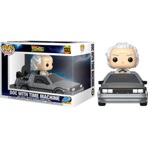 Prolectables - Back to the Future - Doc with Time Machine Pop! Vinyl Ride