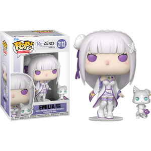 Prolectables - Re:Zero - Starting Life in Another World - Emilia & Puck Pop! Vinyl