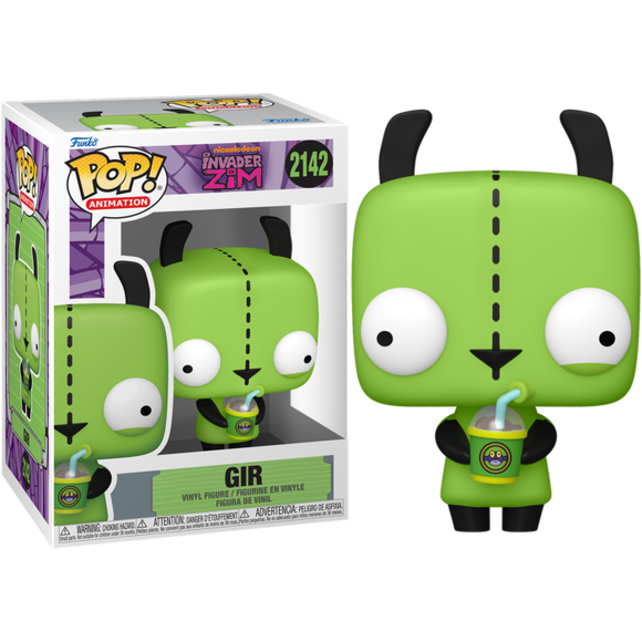 Prolectables - Invader Zim - GIR (with Drink) Pop! Vinyl