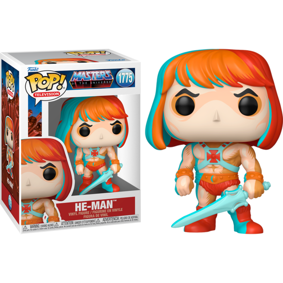 Prolectables - Masters of The Universe - He-Man (Retro Neon Deco) Pop! Vinyl