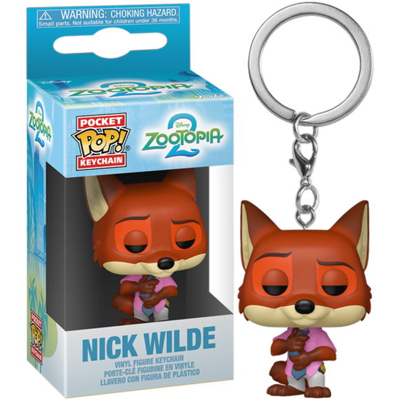 Prolectables - Zootopia 2 - Nick Wilde Pop! Keychain