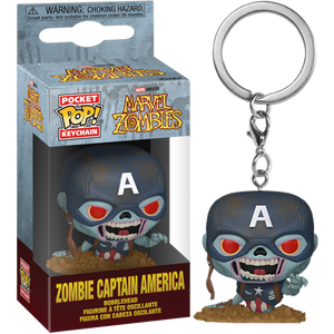 Prolectables - Marvel: Zombies - Zombie Captain America Pop! Keychain