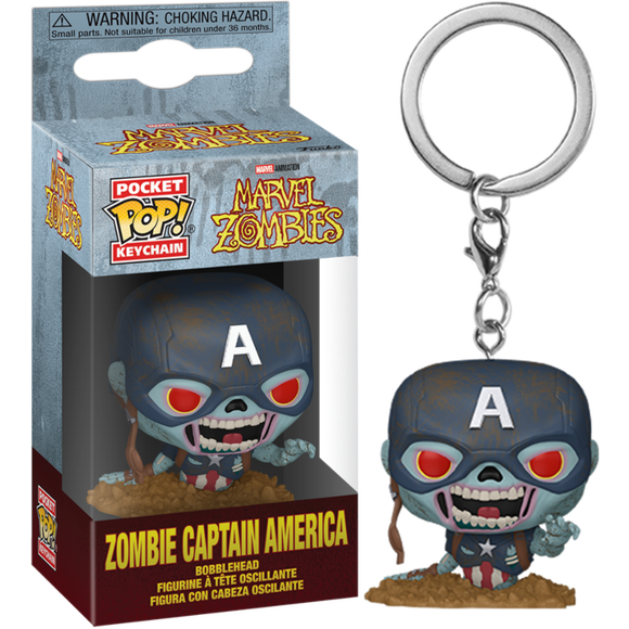 Prolectables - Marvel: Zombies - Zombie Captain America Pop! Keychain