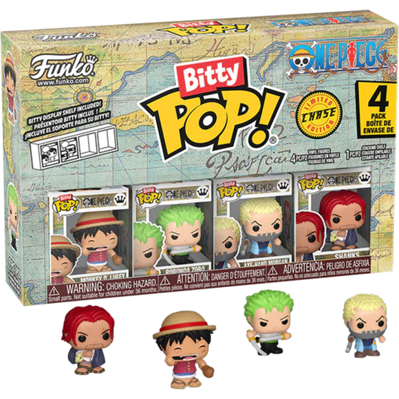 Prolectables - One Piece - Luffy Bitty Pop! 4-Pack