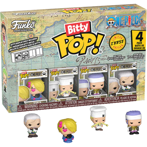 Prolectables - One Piece - Sanji Bitty Pop! 4-Pack