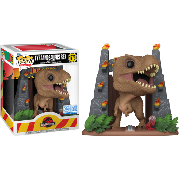 Prolectables - Jurassic Park - Tyrannosaurus Rex (with Gates) Pop! Deluxe