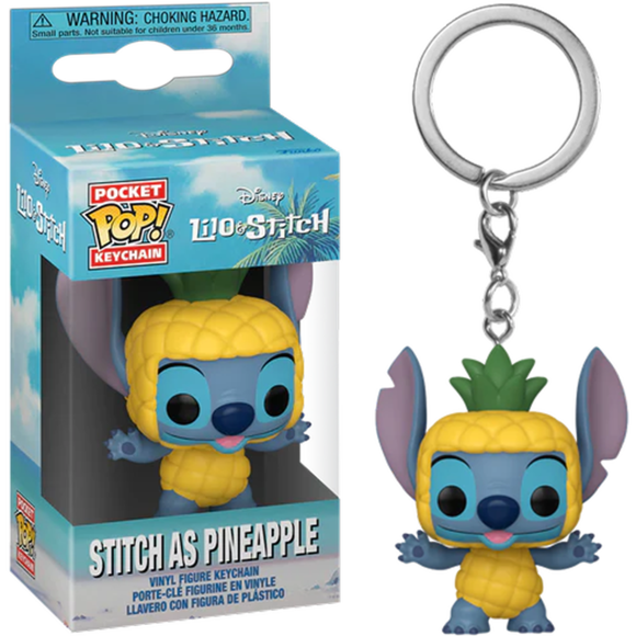 Prolectables - Lilo & Stitch - Stitch as Pineapple Pop! Keychain