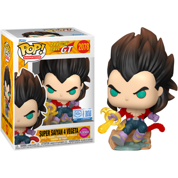 Prolectables - Dragon Ball: GT - Super Saiyan 4 Vegeta Flocked Pop! Vinyl