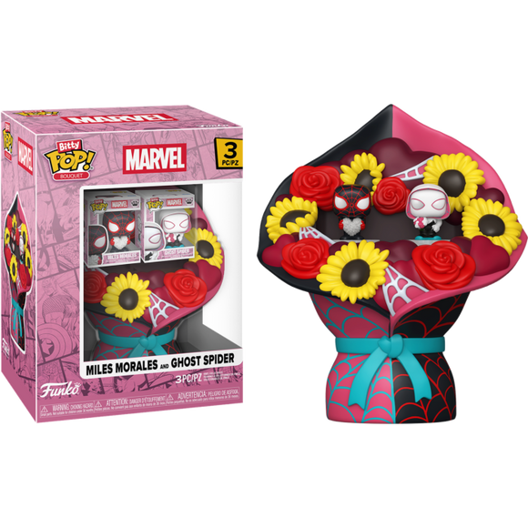 Prolectables - Spiderman - Valentines Bitty Pop! Bouquet