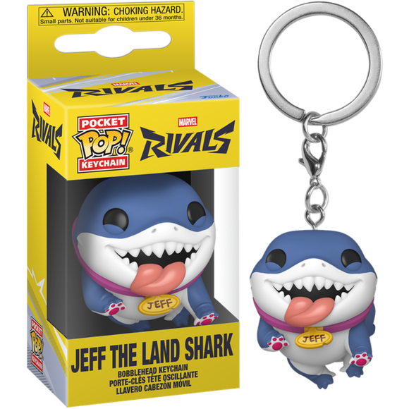 Prolectables - Marvel Rivals - Jeff the Land Shark Pop! Keychain