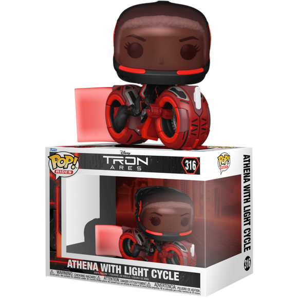 Prolectables - TRON: Ares - Athena with Light Cycle Pop! Ride