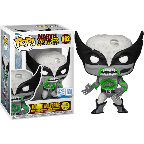 Prolectables - Marvel: Zombies - Wolverine Glow Pop! Vinyl