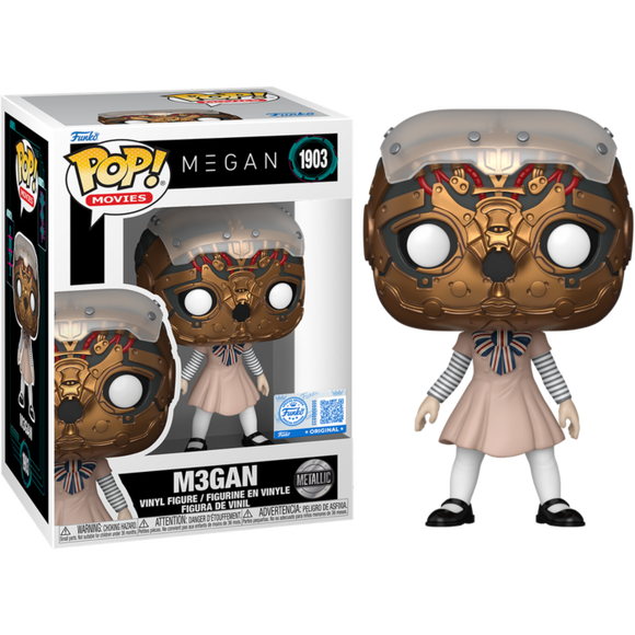 Prolectables - M3GAN - M3GAN Robot Face Exposed Metallic Pop! Vinyl