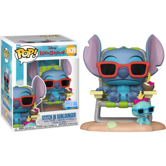 Prolectables - Lilo & Stitch - Stitch in Sunlounger Pop! Premium