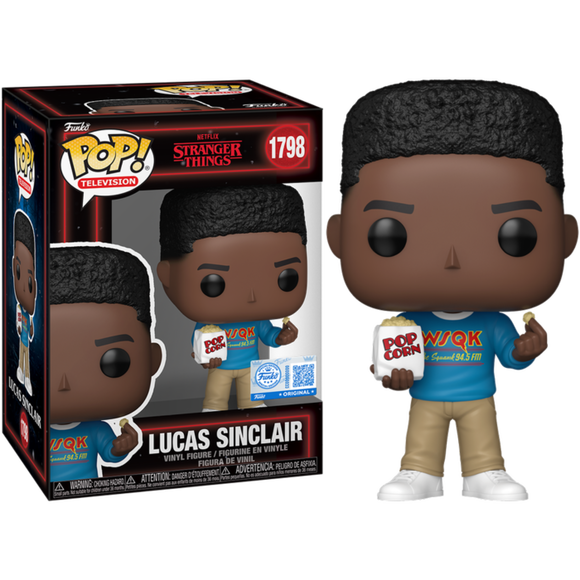 Prolectables - Stranger Things - Lucas Sinclair with Popcorn Pop! Vinyl